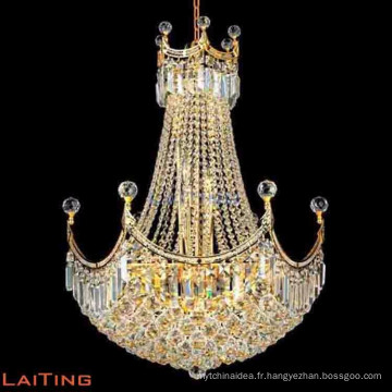 Lustre en cristal intérieur suspendu nouveau lustre résidentiel pendentif lumière 61000